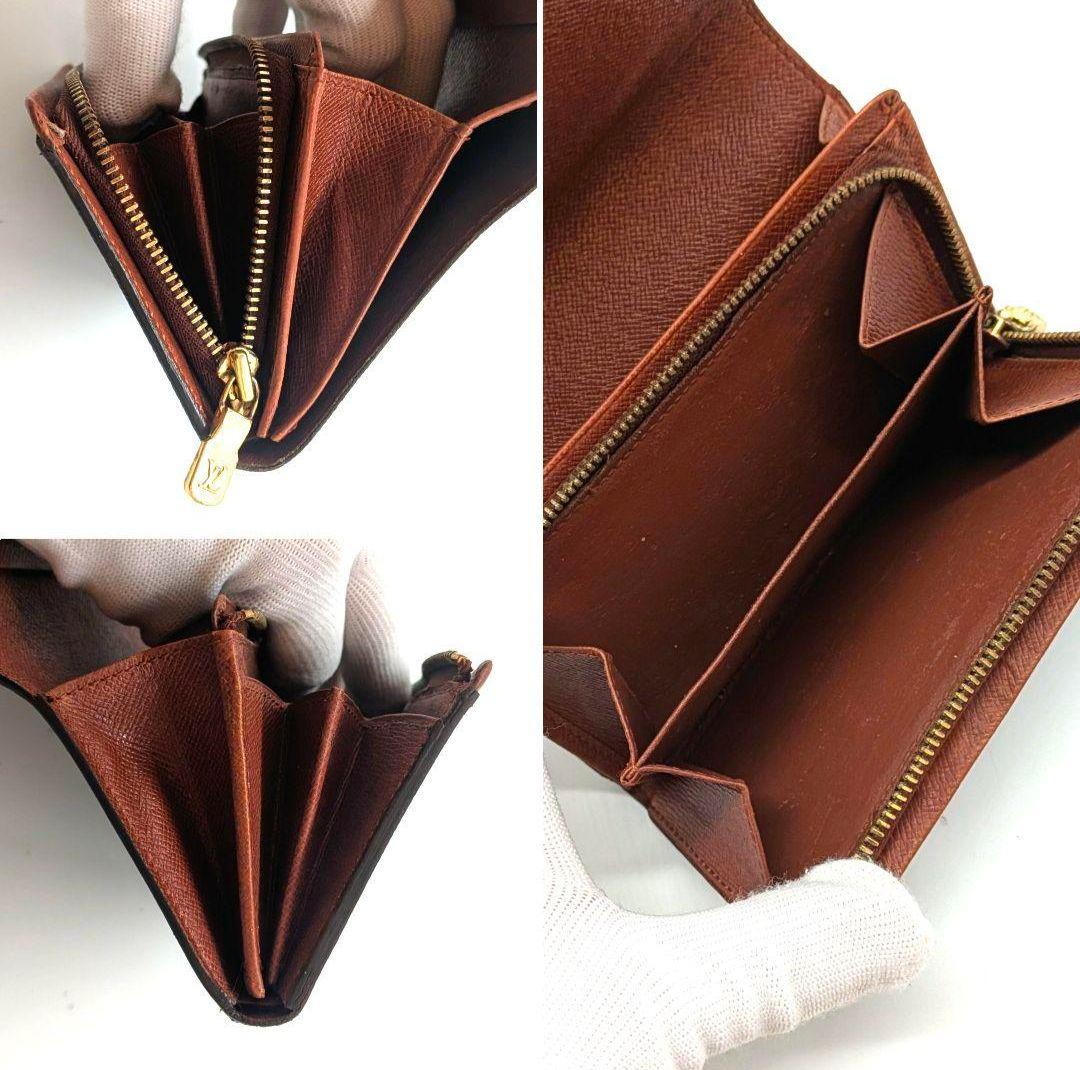 ルイヴィトン モノグラム ビエ トレゾール L字型ファスナー 折り財布 B36