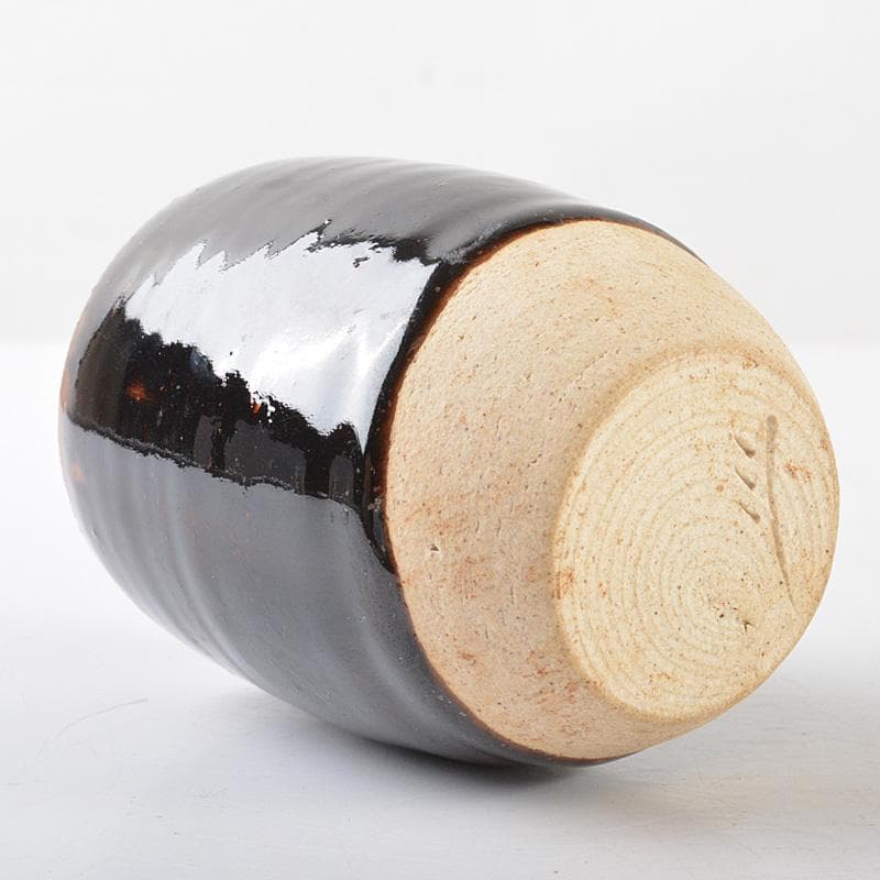 Gojyo　茶道具　加藤弥右衛門作　瀬戸茶入　仕覆付　共箱　V　R6107