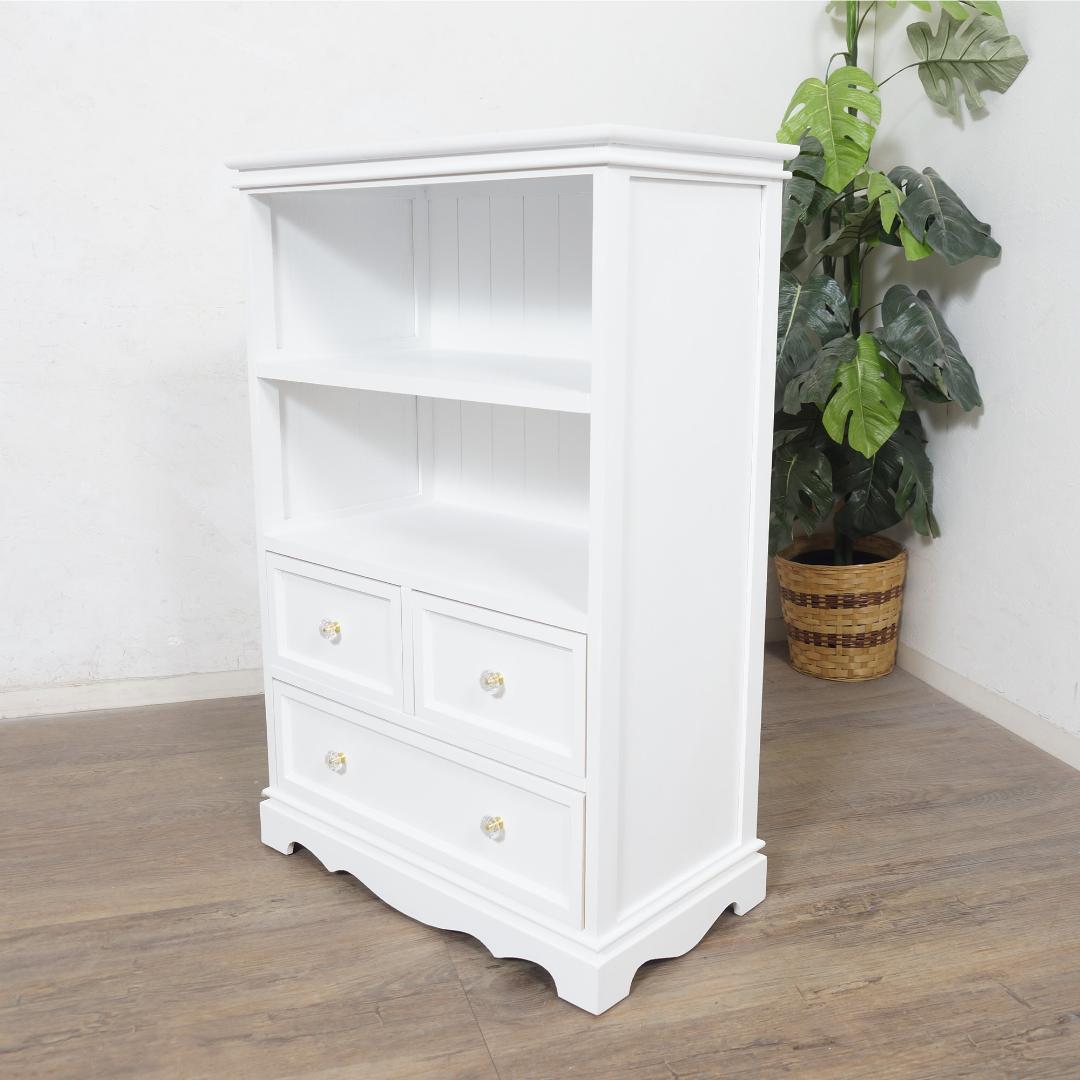 【新品・未使用】　キャビネット　オープンラック　チェスト　飾り棚　完成品