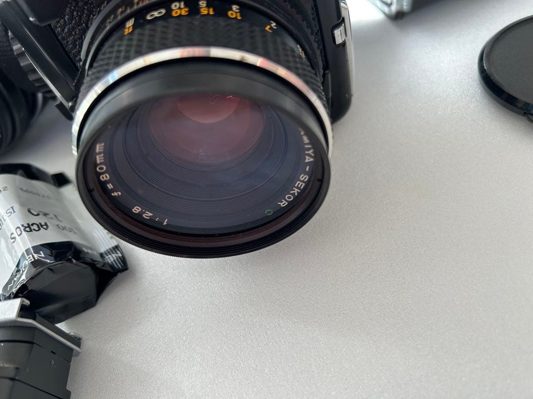 Mamiya 645 1000S 中判カメラセット 80mmレンズ付き