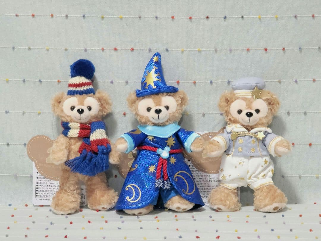 最新❤ 復刻版 ダッフィー ぬいぐるみバッジ 東京ディズニーシー