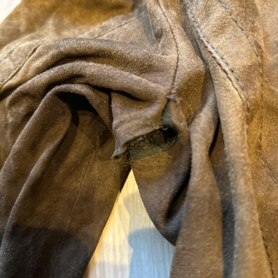 ニールバレット　スエードレザーライダースジャケット イタリア製　XS