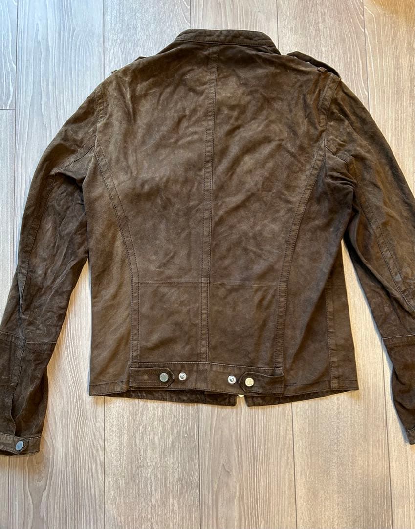 ニールバレット　スエードレザーライダースジャケット イタリア製　XS