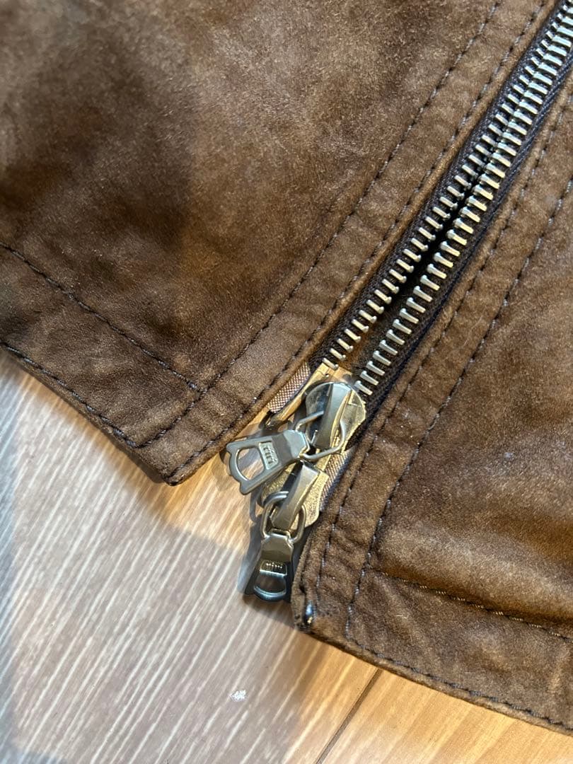 ニールバレット　スエードレザーライダースジャケット イタリア製　XS