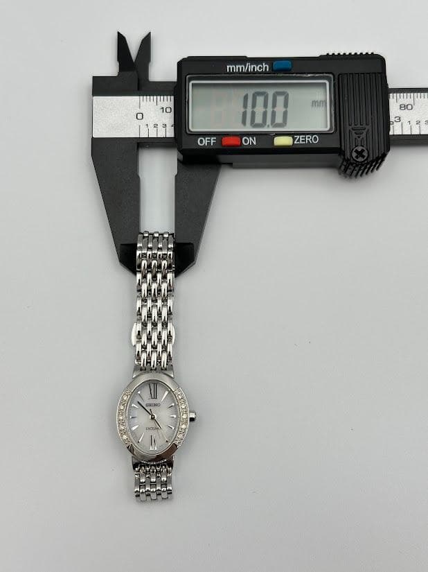 セイコー エクセリーヌ V117-0AV0 腕時計 ソーラー オーバル 922