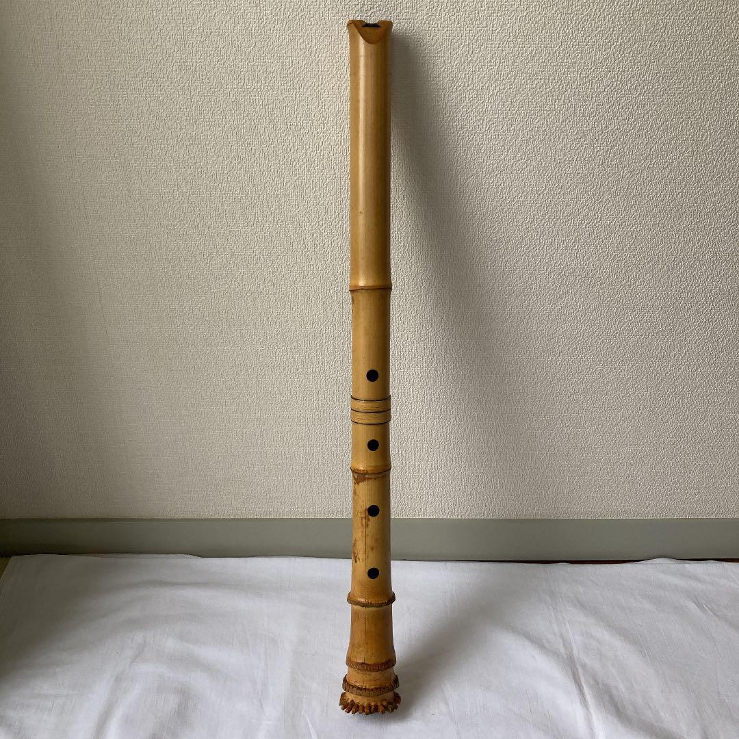 尺八大宝　63㎝・銘刻印大宝3ヶ所　ひび割れあり　NO.7