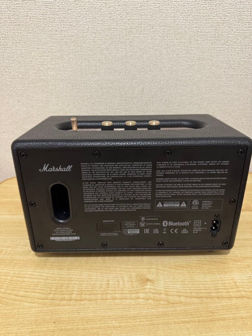 マーシャルMarshall Acton III アクトン3ブラック　超美品