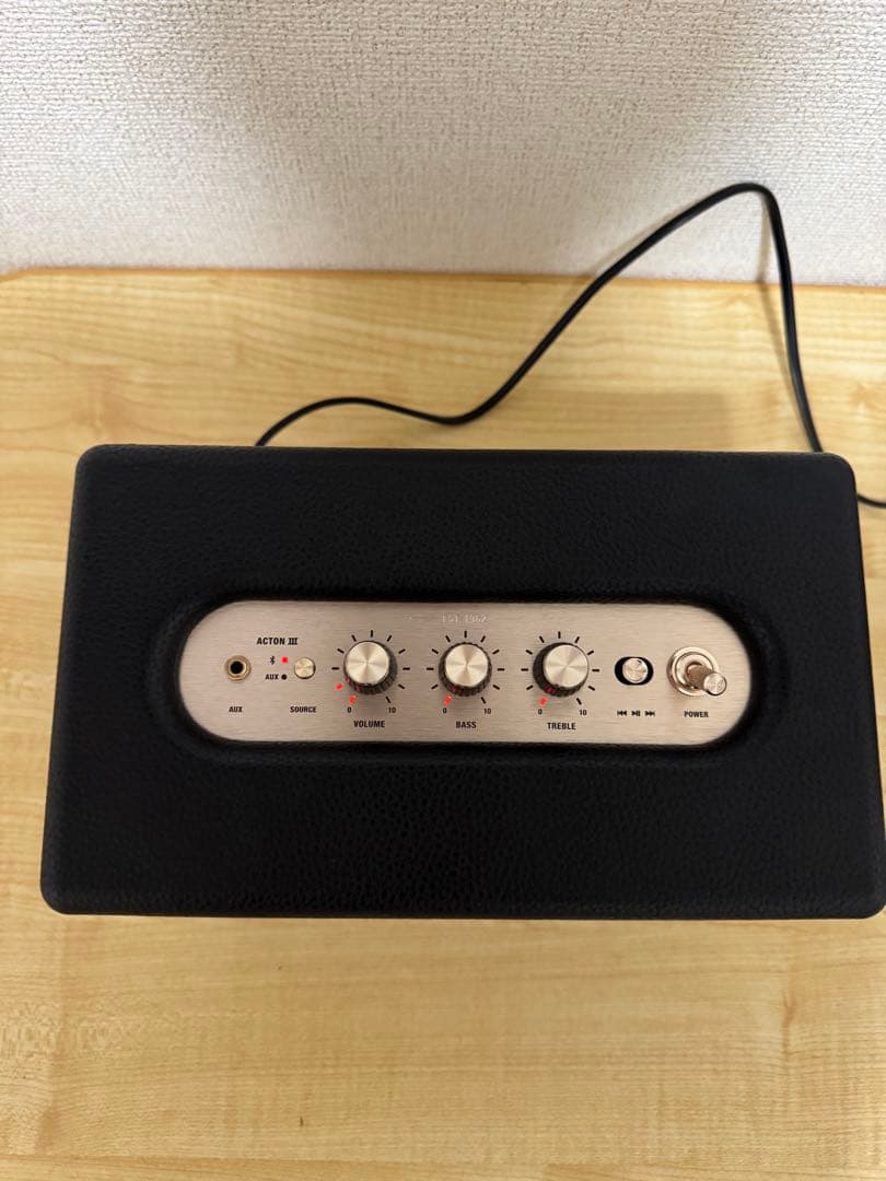 マーシャルMarshall Acton III アクトン3ブラック　超美品