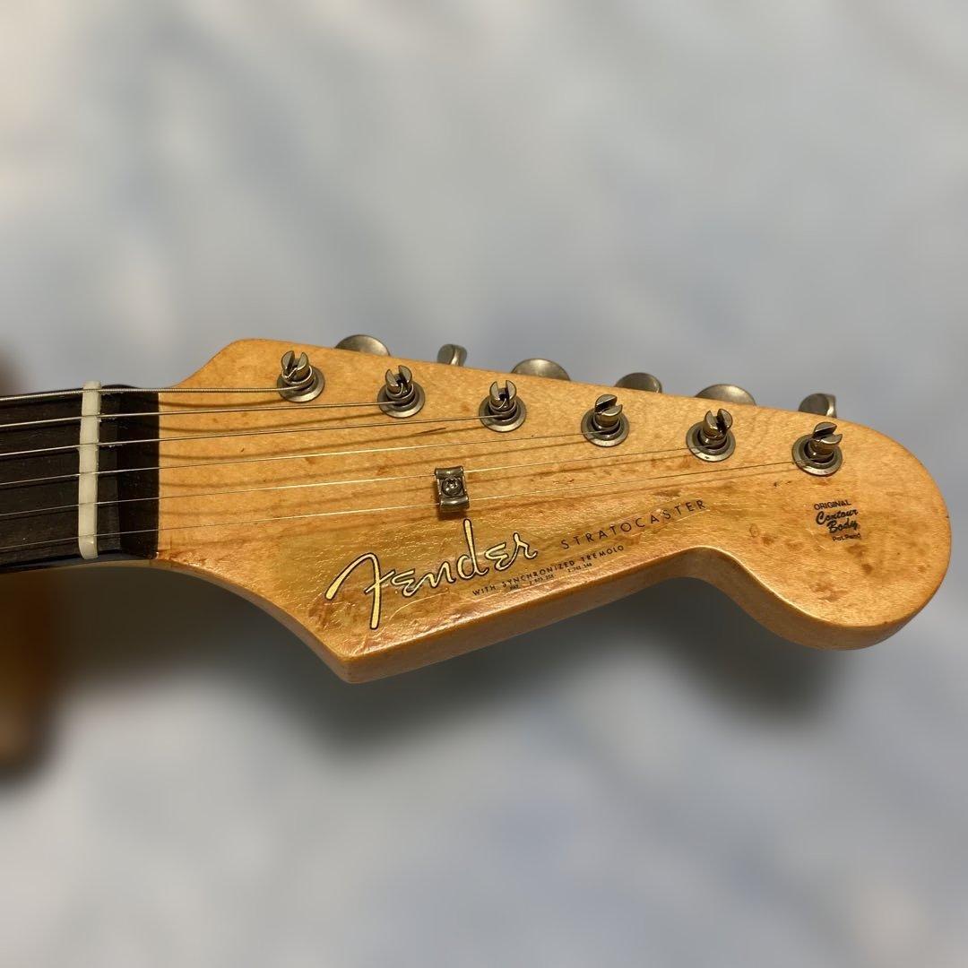 ヴィンテージブロンド・アッシュボディ 自作ストラトキャスター コンポーネント