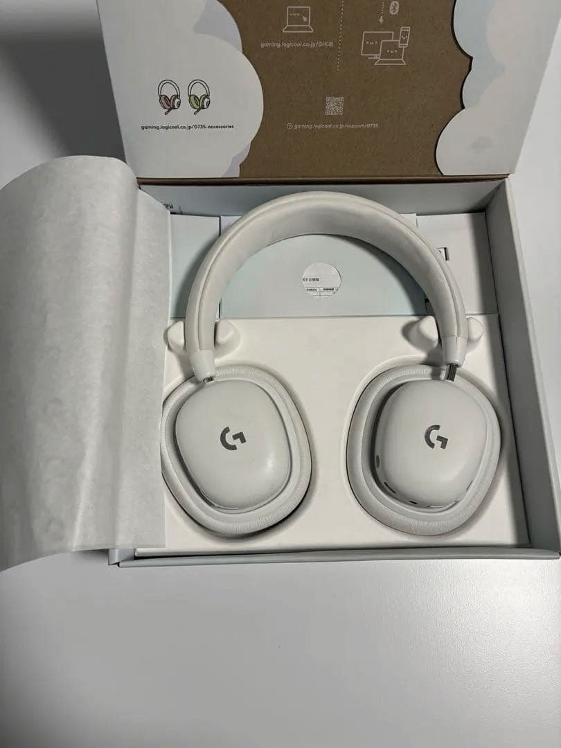 Logitech G735 ゲーミングヘッドセット ホワイト