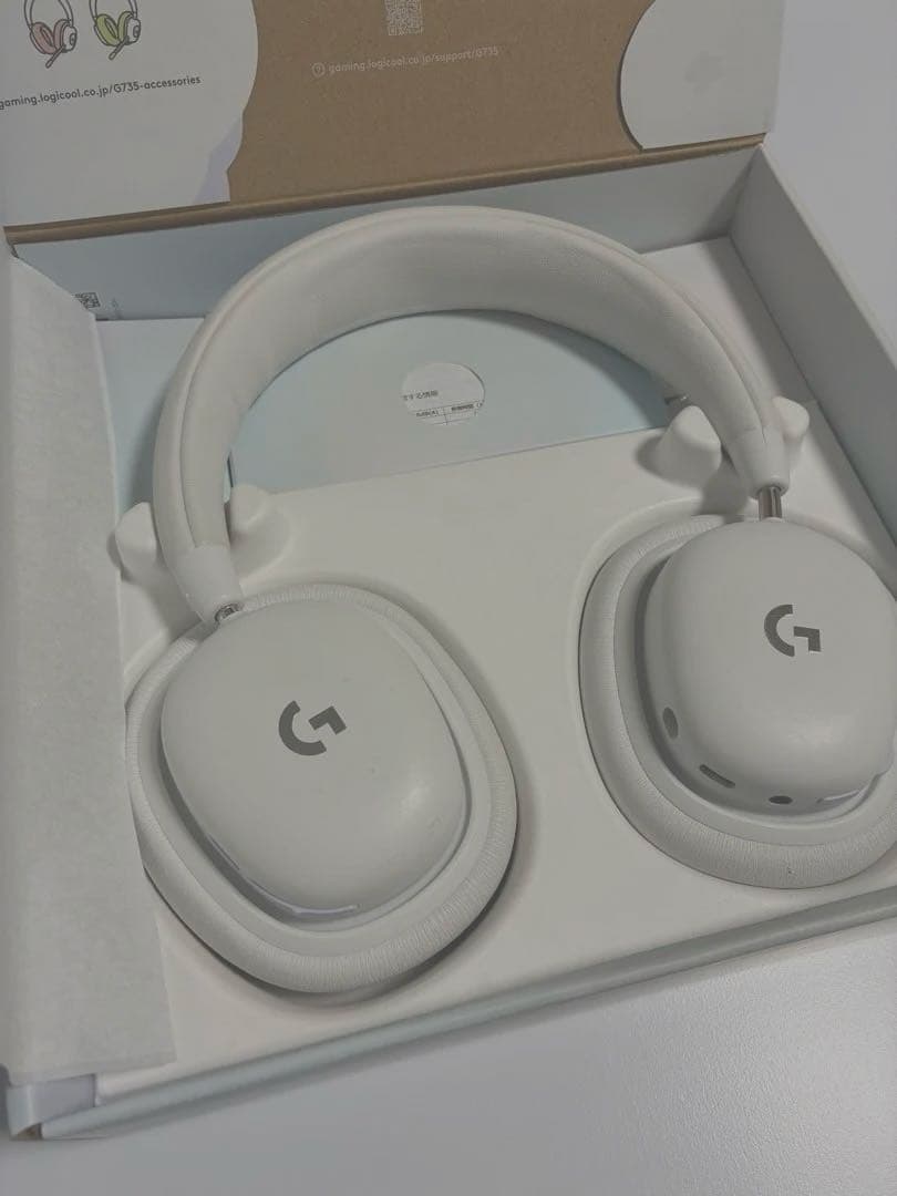 Logitech G735 ゲーミングヘッドセット ホワイト