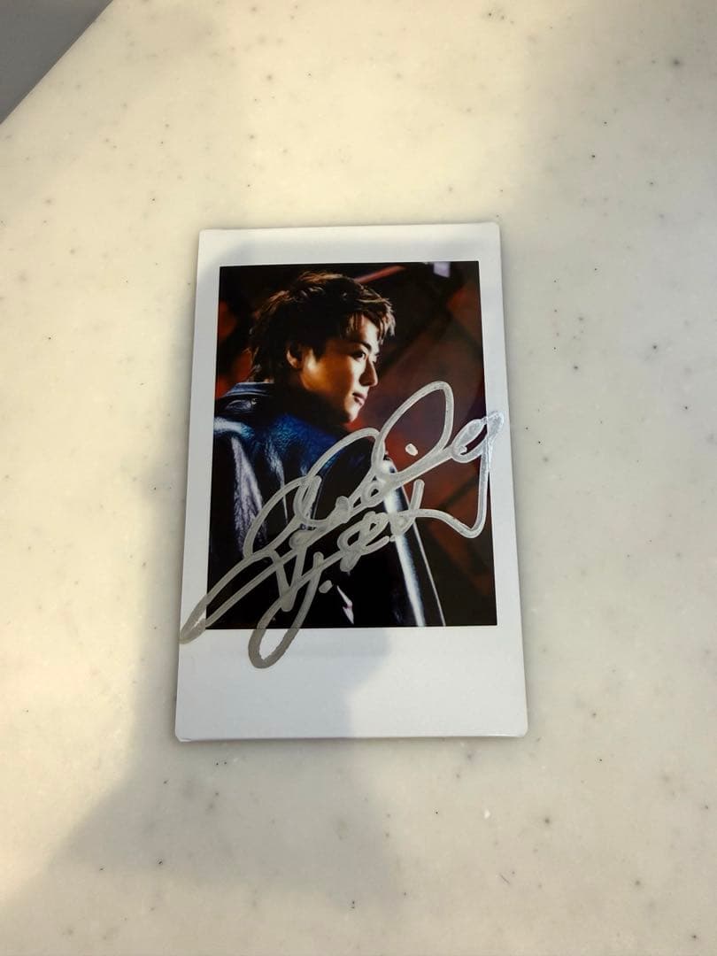 EXILE TAKAHIRO直筆サイン　チェキ