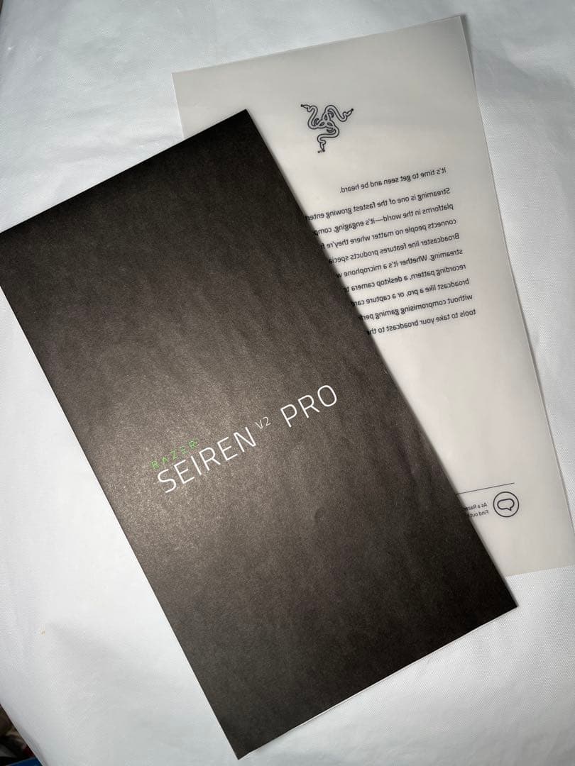 Razer Seiren V2 Pro USBダイナミックマイク