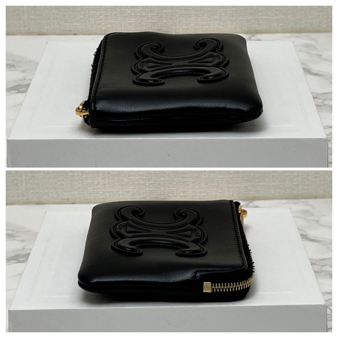 セリーヌ パース ケース 現行品 ブラック＆カードポーチ