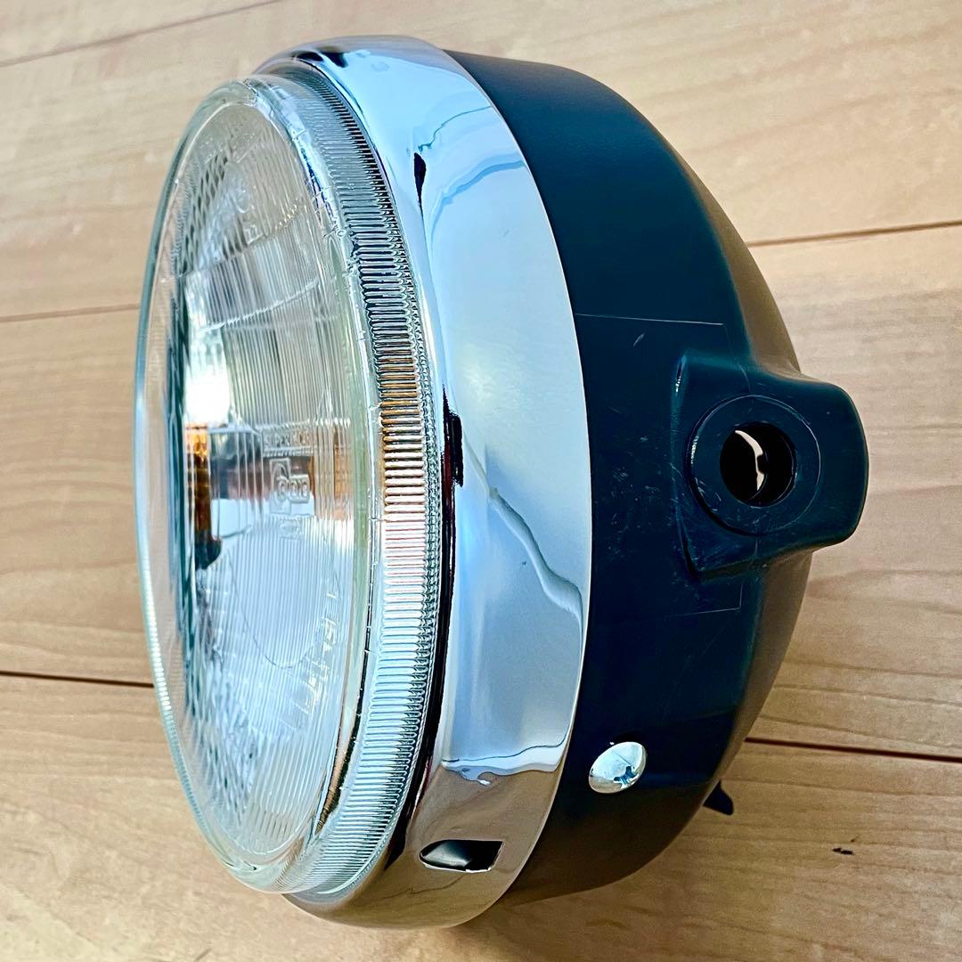 当時物 シビエ 凹み ヘッドライト CIBIE 美品 マーシャル