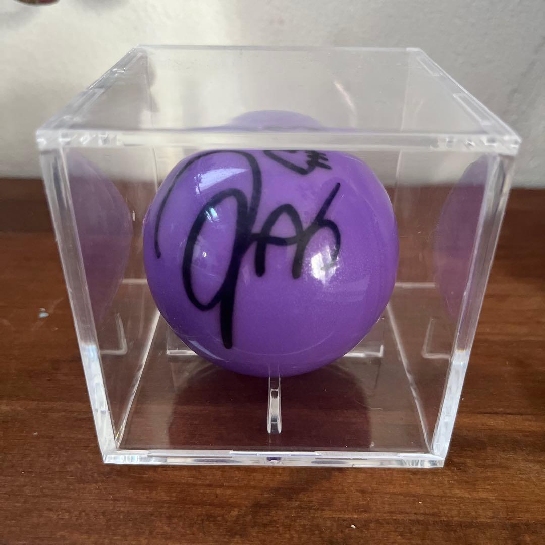 サイン入りボール　清水恵子