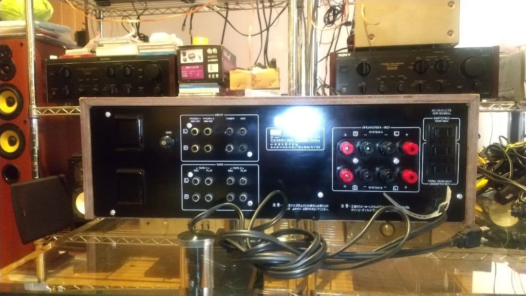 SANSUI AU-D707F ステレオプリメインアンプ メンテナンス施工済み