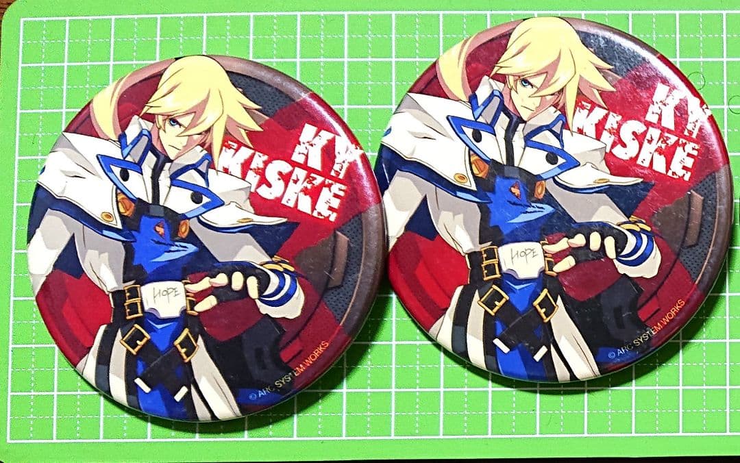 GUILTYGEARXrd カイ=キスク 缶バッジ 2個セット