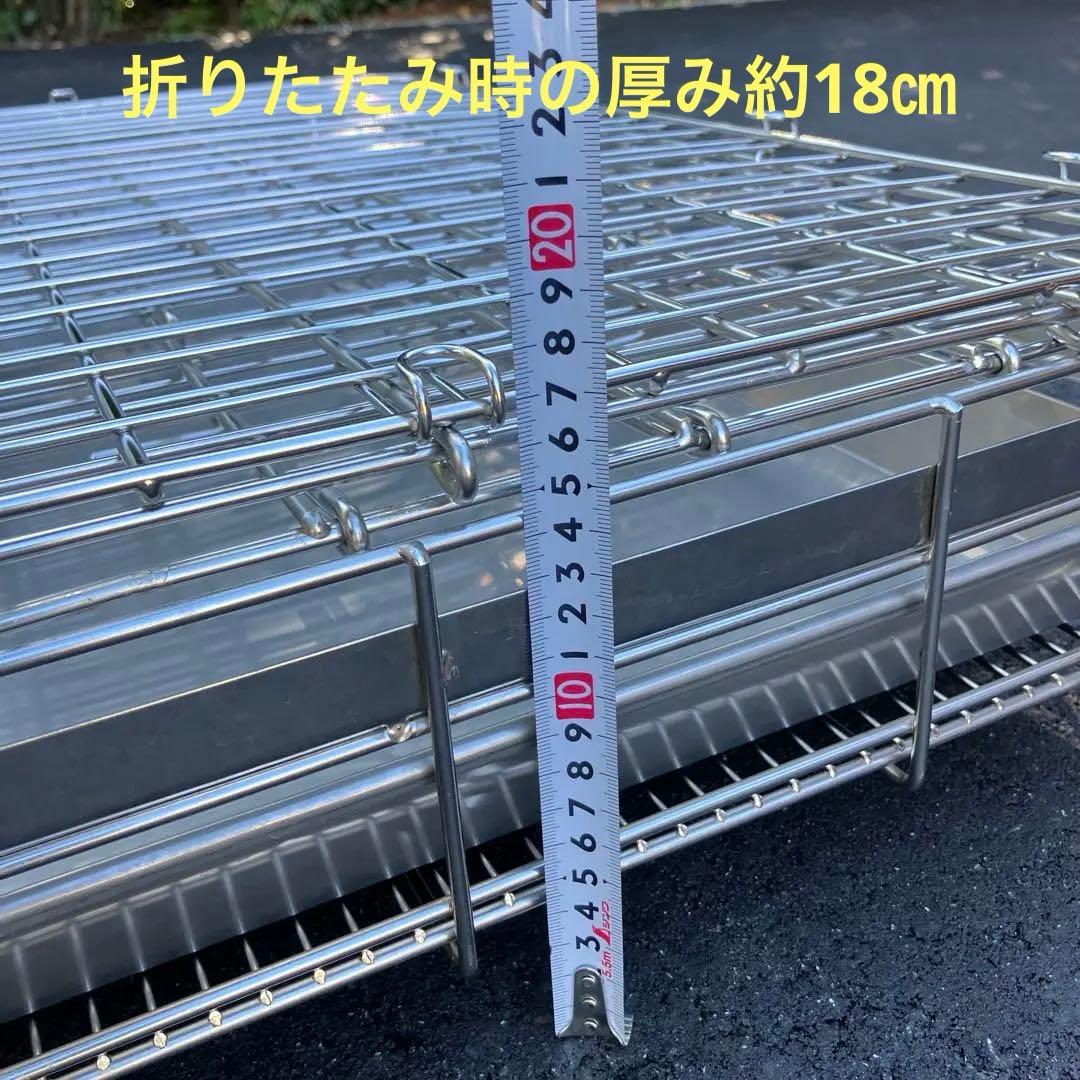 ハチコウ ステンレスケージＬ−ＳＯＰ 長面扉780mm×550mm×H680mm