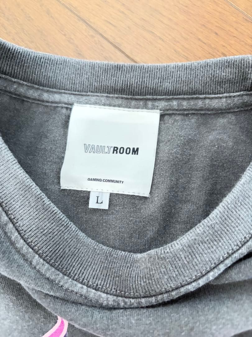 Lサイズ VAULTROOM nqrse DEVIL TEE CHARCOAL.