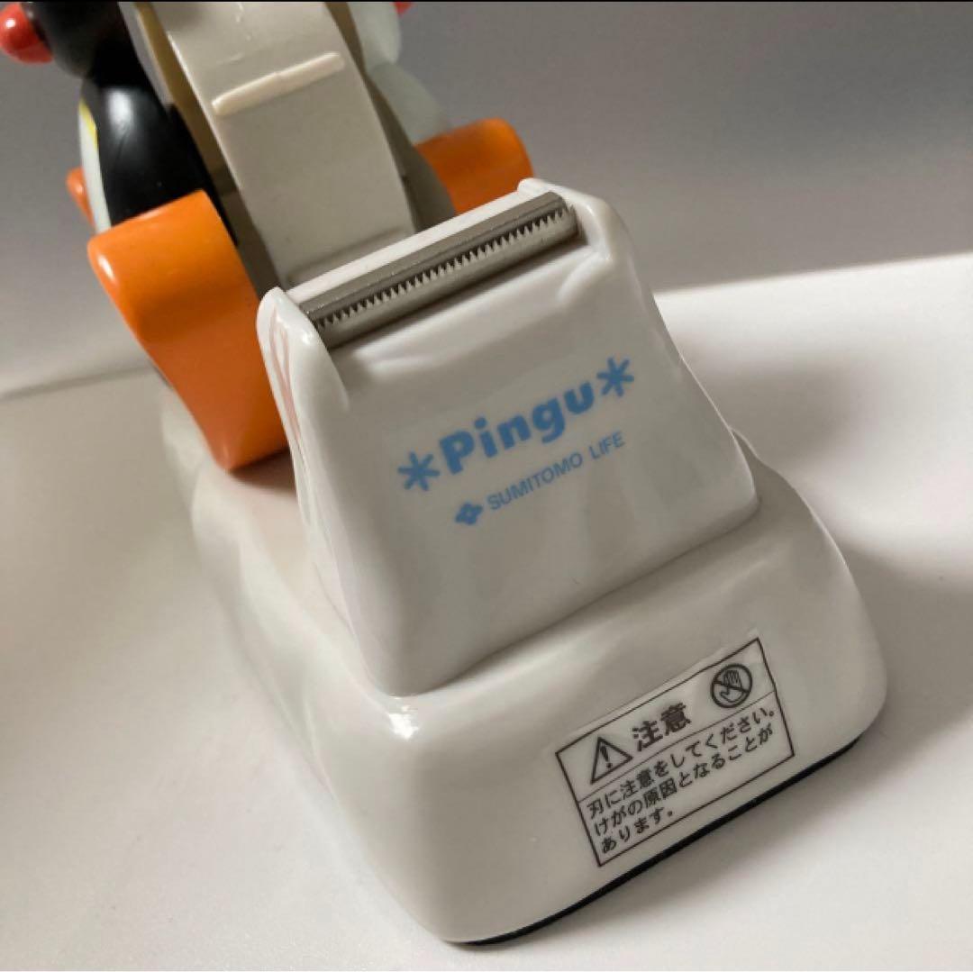 レア　ピングー ピンガ　セロテープカッター　テープ台　テープディスペンサー