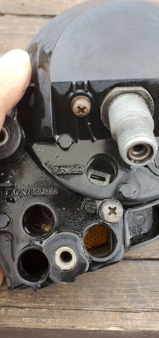 cbx400f メーター　200キロ