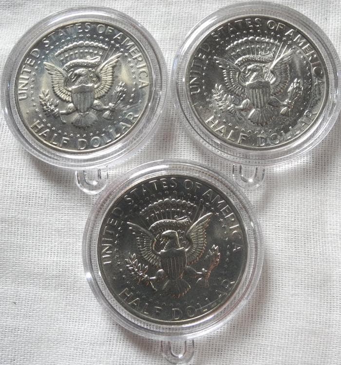 アメリカ 1/2ドル硬貨 スヌーピー 限定カラー  3枚セット クリスマス