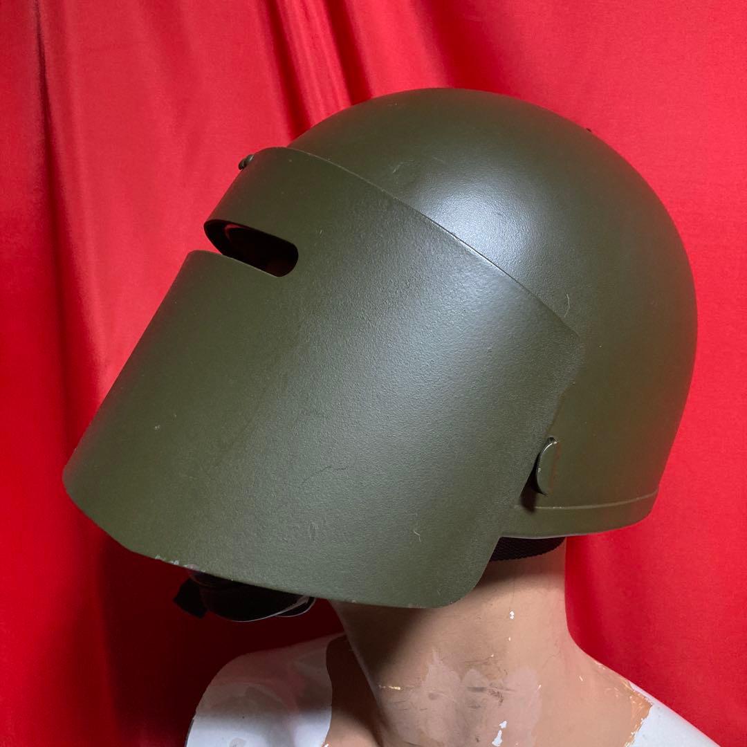 ロシア軍/内務省 MASKA-1バイザーヘルメット スチール 香港製絶版レプリカ