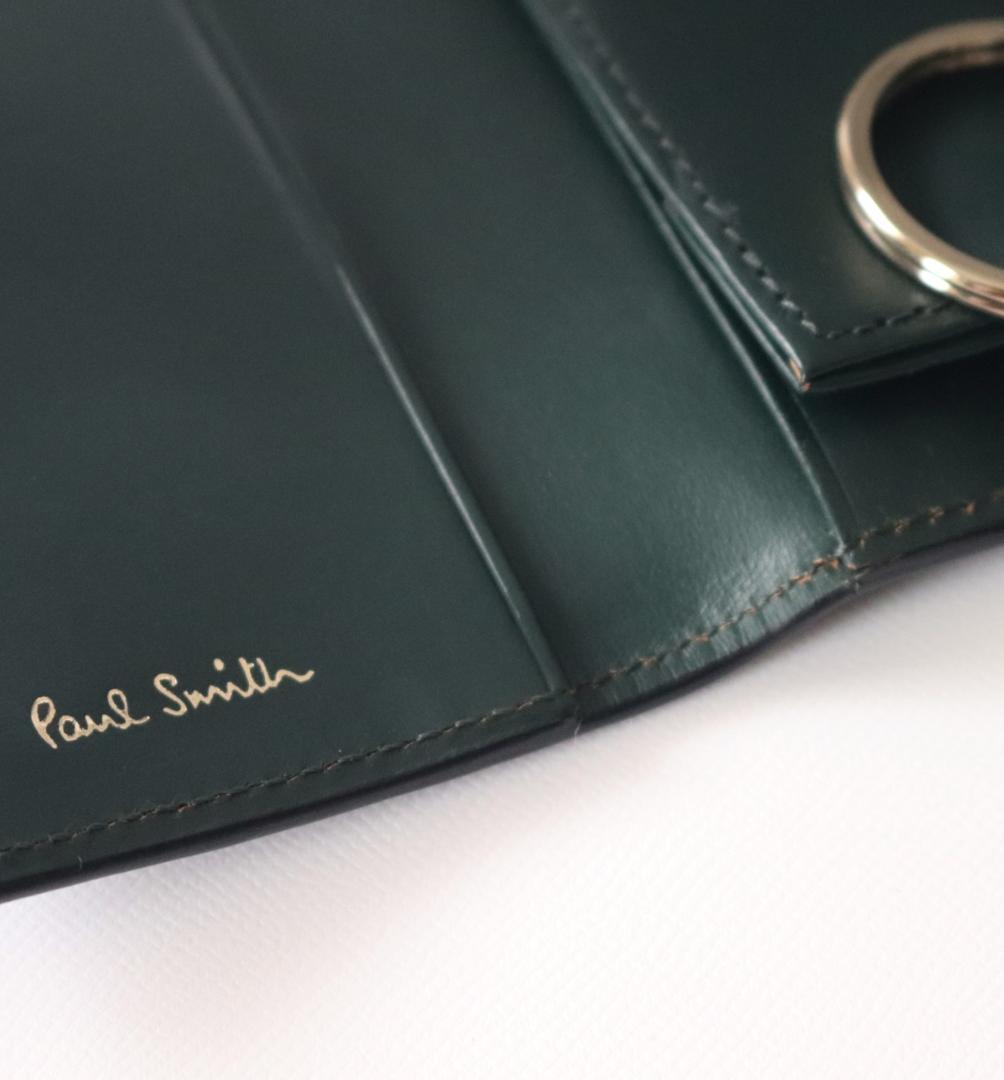 39,600円新品【ポールスミス】コードバン馬革 高級4連キーケース 黒