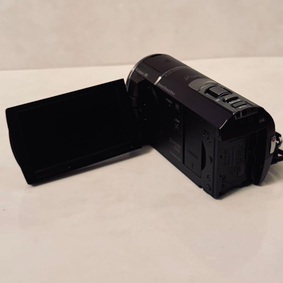【美品】SONY HDR-CX590V ビデオカメラ 本体＋バッテリー2個