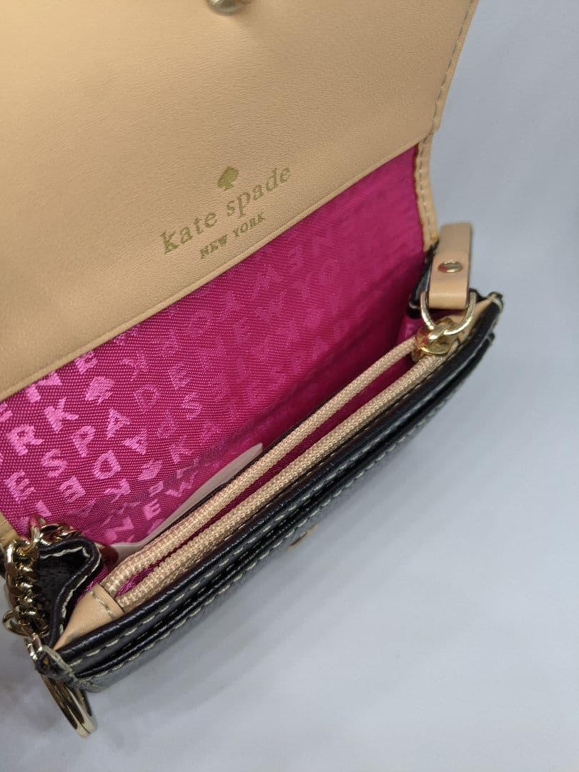 【kate spade】ケイトスペード（パスケースケース折り財布）【新品】