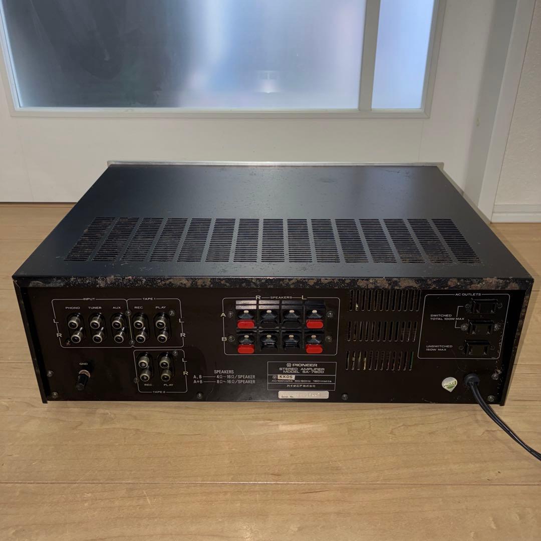 完動品！！　いい音　パイオニア　プリメインアンプ　SA-7800名機です