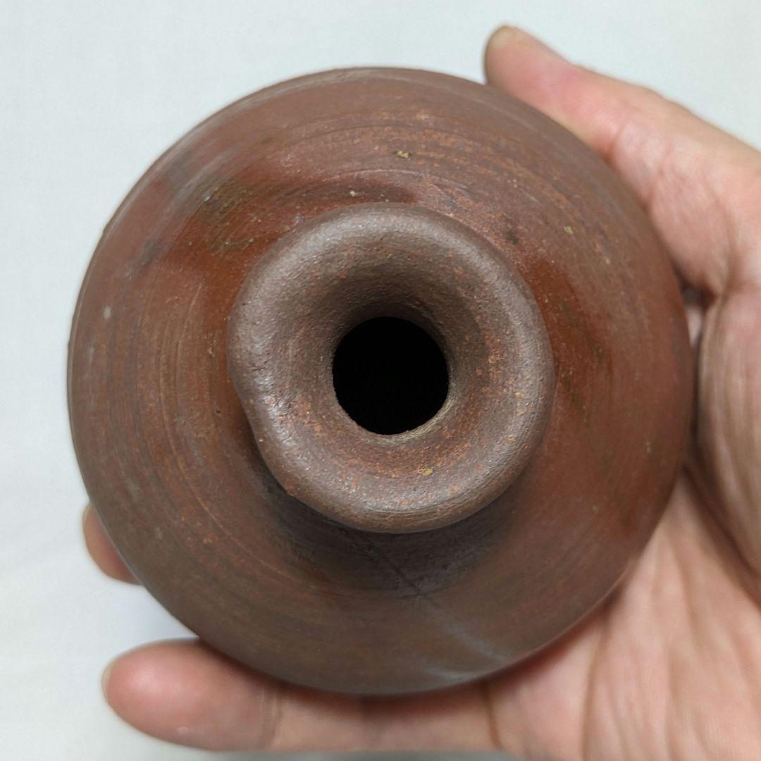 岡山県重要無形文化財 浦上善次 備前焼 緋襷徳利 共箱栞 酒器 食器 工芸品