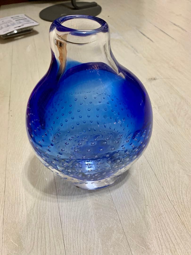 コスタボダ　ブルーの花瓶　希少