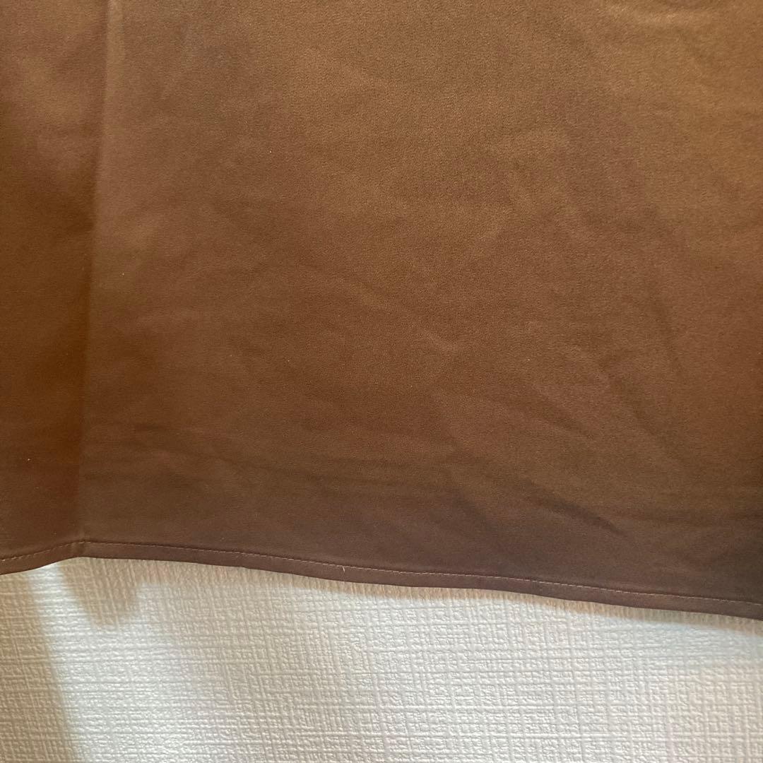 タグ付き　LEja レーススリットAラインロングワンピースドレス　BROWN