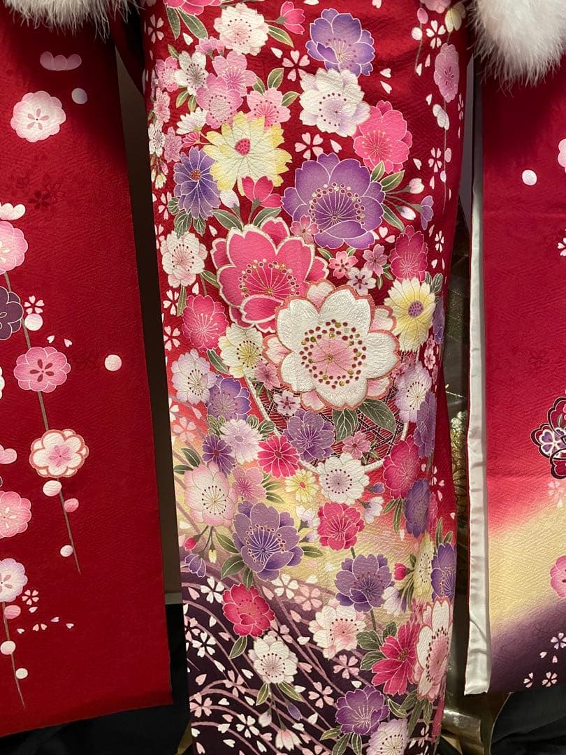 ちゃ.✿.*✴︎①成人式　振袖　ふりそで　着物　振り袖フルセット可能