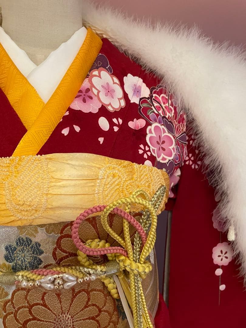 ちゃ.✿.*✴︎①成人式　振袖　ふりそで　着物　振り袖フルセット可能