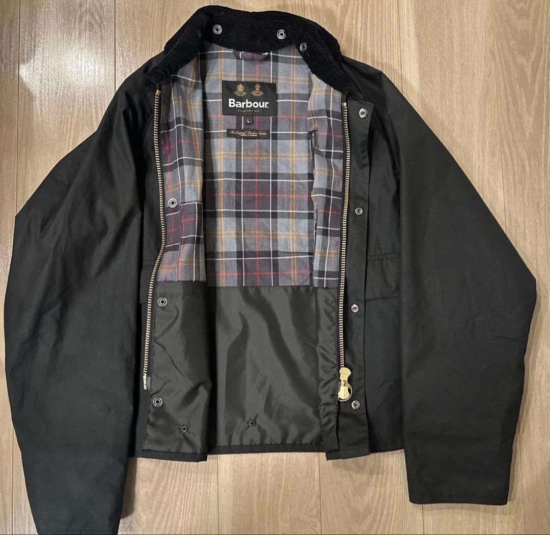 Barbour SPEY WAX JACKET ブラック　Lサイズ