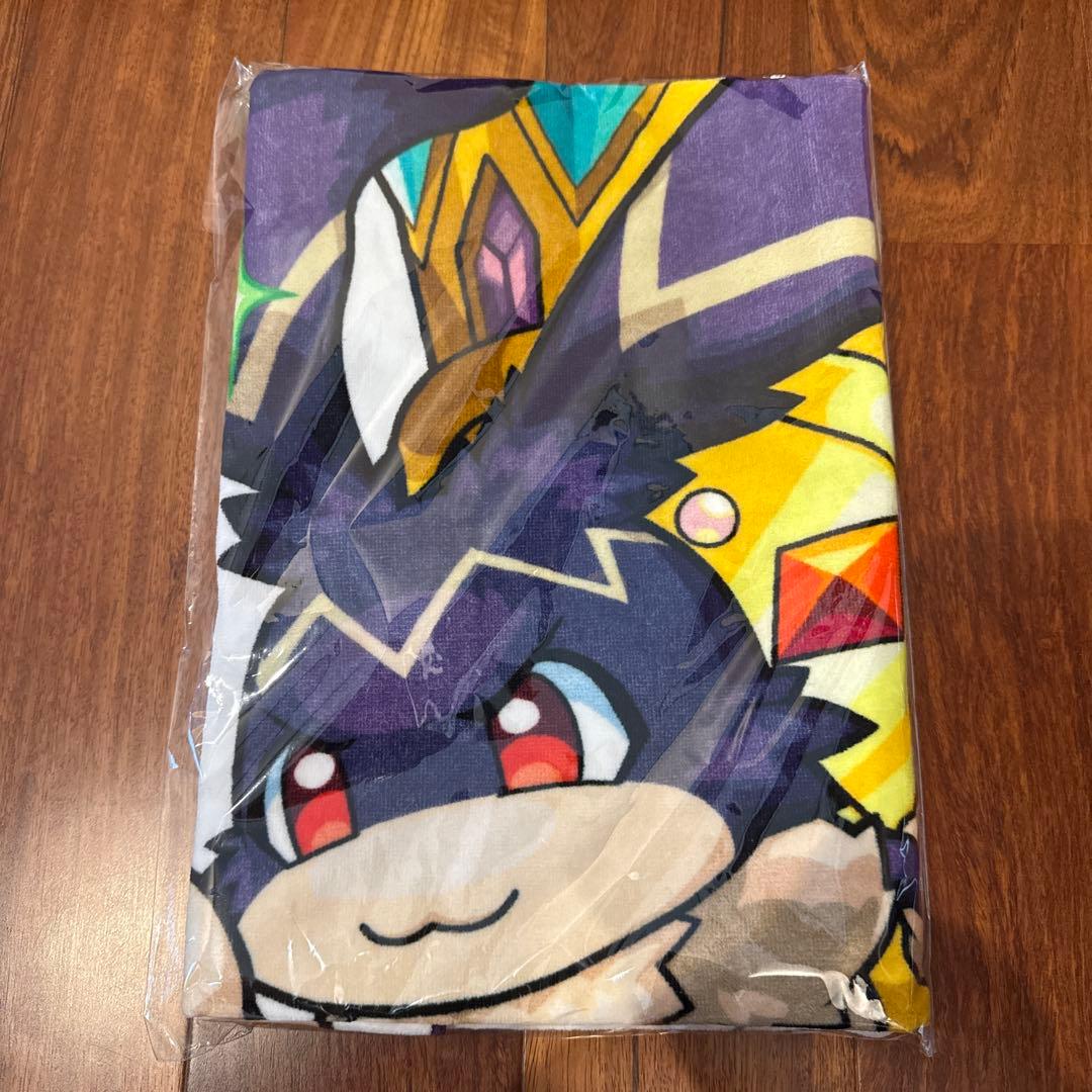 モンスト　オンラインくじ　Wチャンス賞　ダイカットタオル　けいウサキング　①