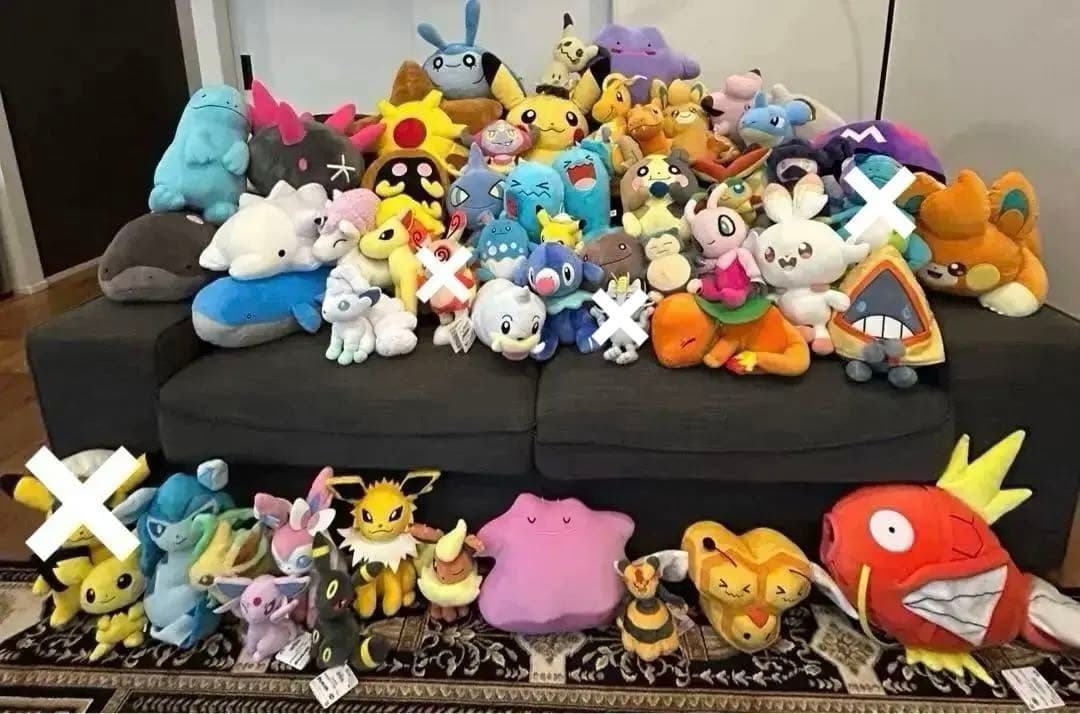 ポケモンぬいぐるみ　51点　大量まとめ売りセット　単品売り可能　No.958