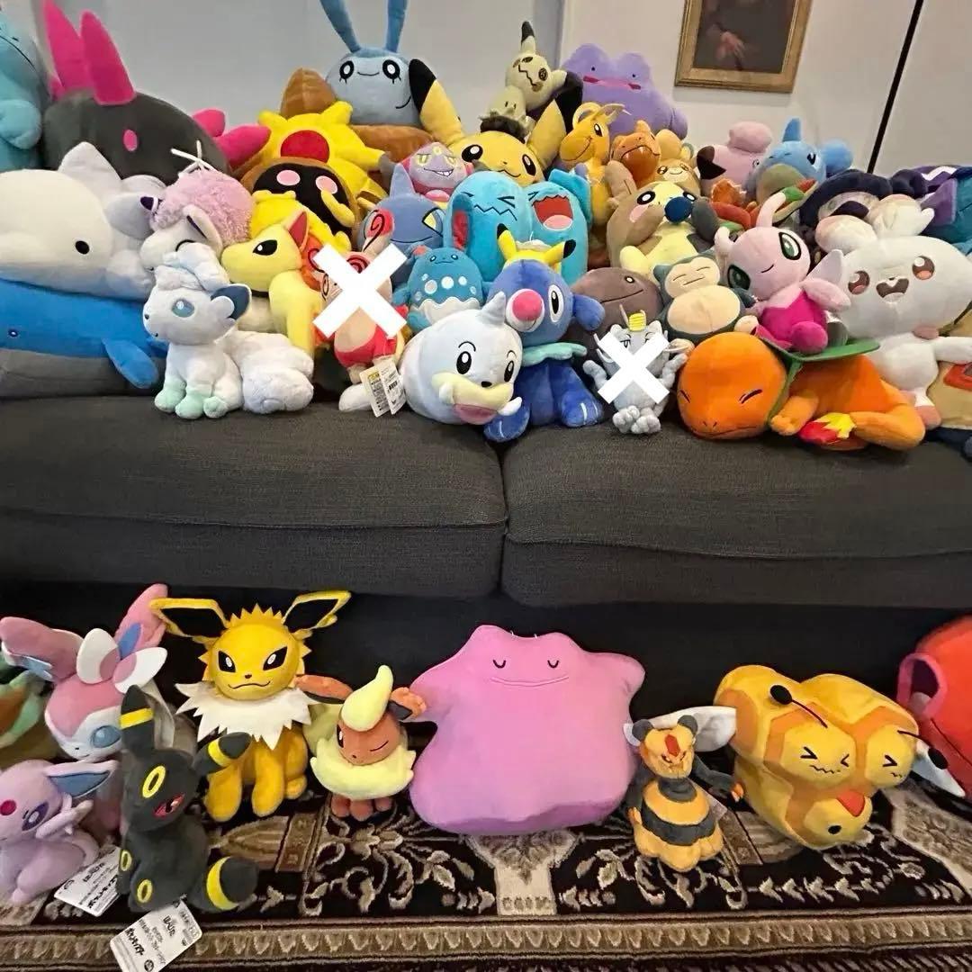 ポケモンぬいぐるみ　51点　大量まとめ売りセット　単品売り可能　No.958