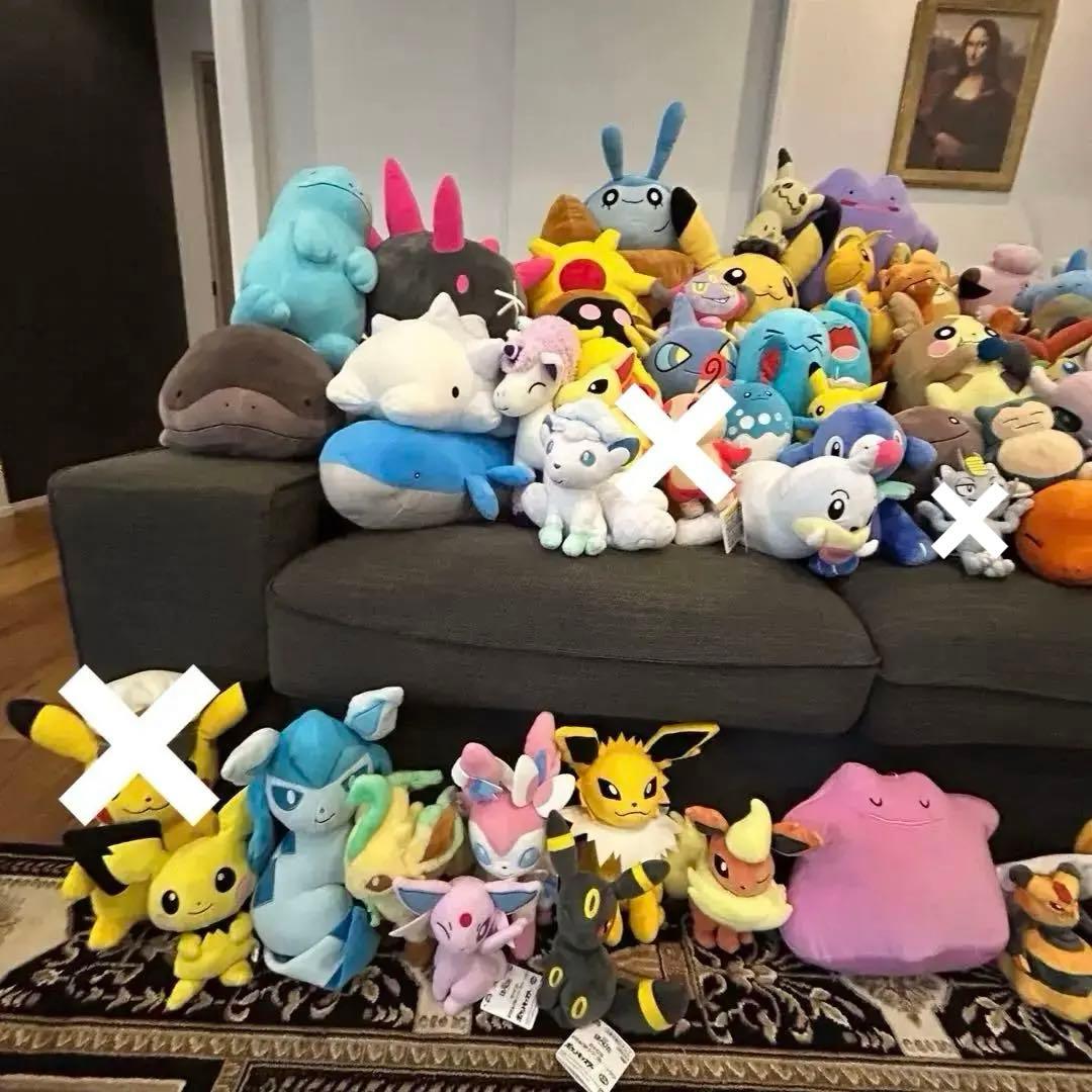 ポケモンぬいぐるみ　51点　大量まとめ売りセット　単品売り可能　No.958