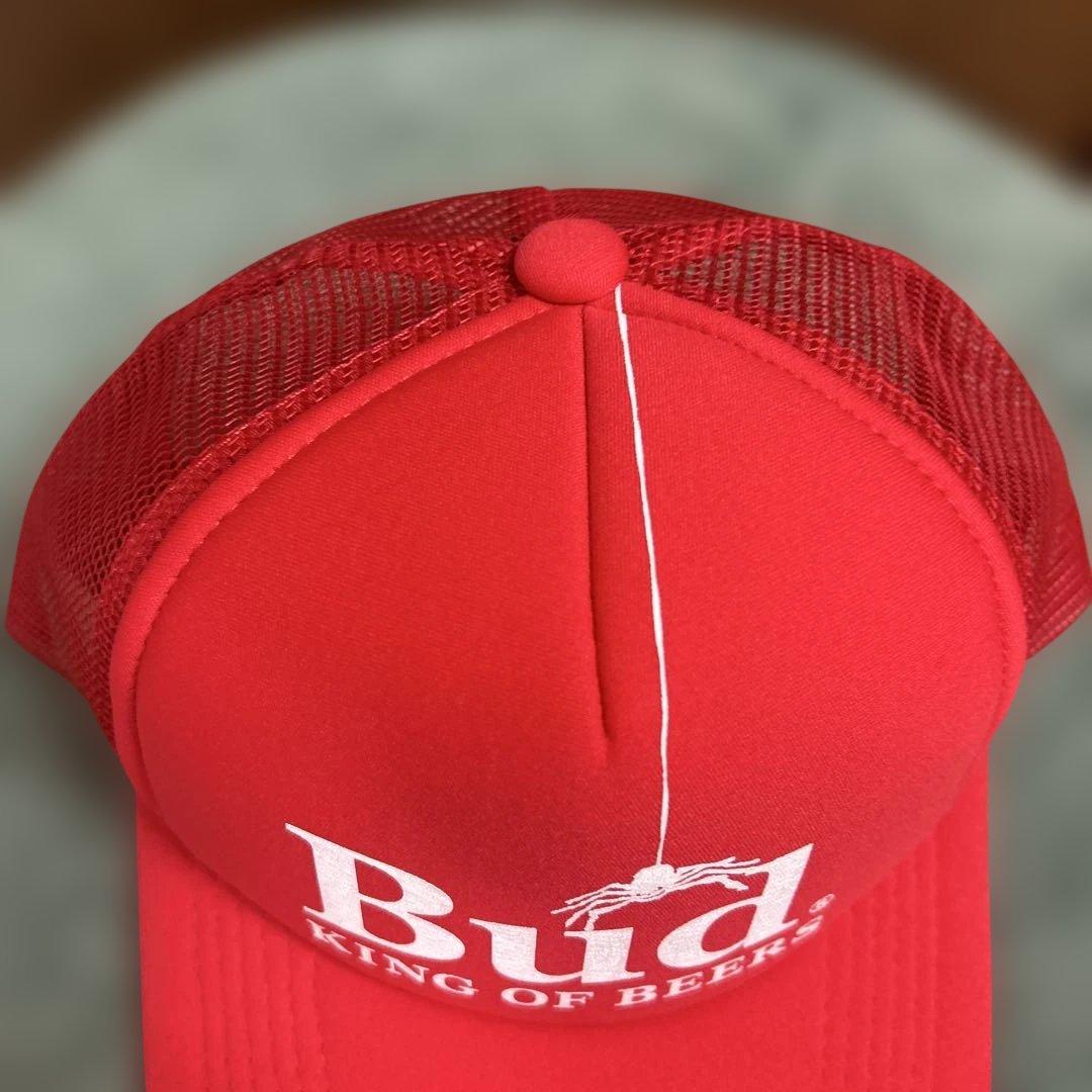 90s スパイダー　蜘蛛　Budweiser バドワイザー トラッカーズキャップ