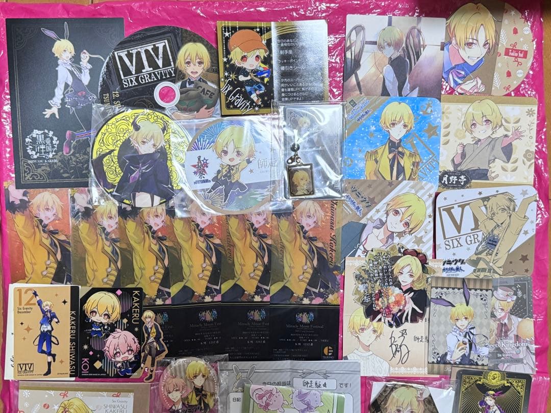 ツキウタ。 師走駆 缶バッジ クリアシート コースター 缶バッジ アクリルボード