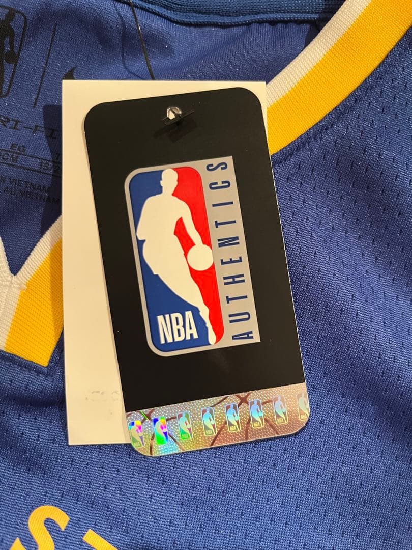 【公式】aespa カリナ NBA XL ウォリアーズ カスタムユニフォーム