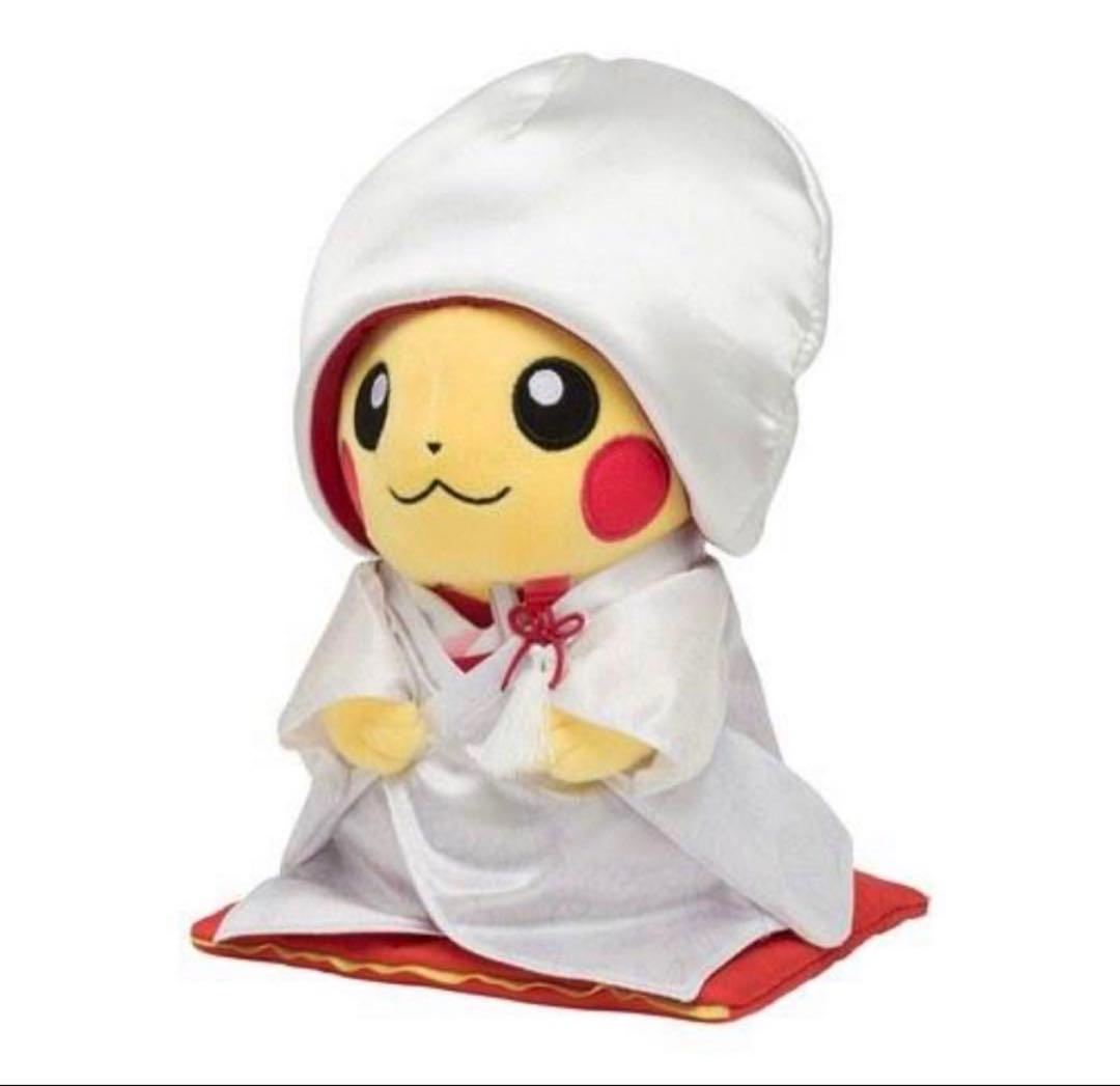 ポケモン　ウェディング　ぬいぐるみ ピカチュウ 結婚式 和婚 ペアセット