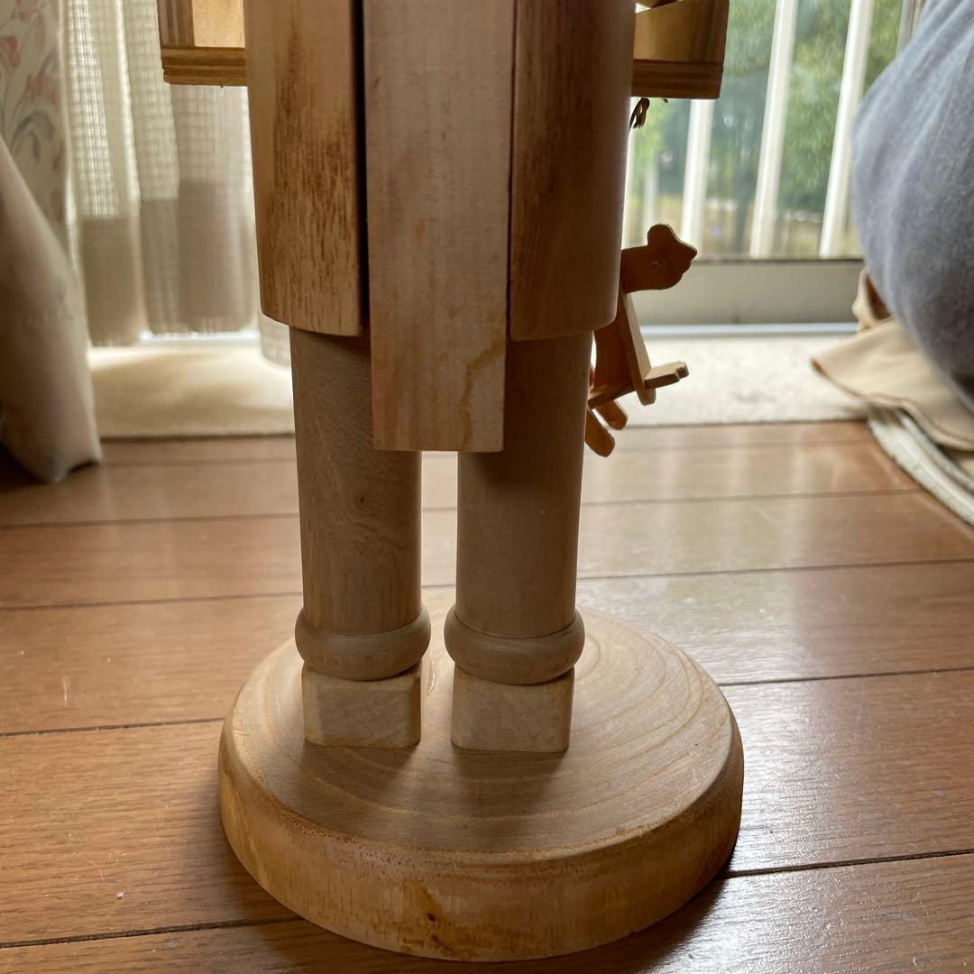 ナッツクラッカー　パターン付き古屋加江子　トールペイント