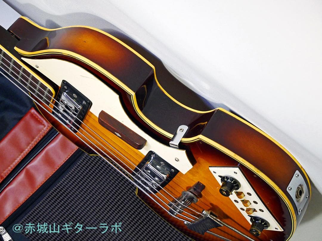 Greco バイオリンBASS VB300 1972年製 ☆ソフトGIGケース付