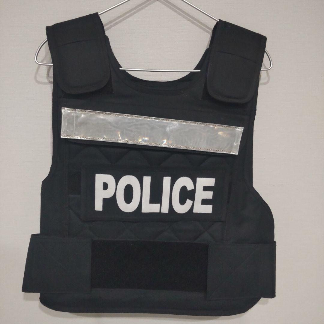 POLICE ボディアーマー ブラック チョッキ ベスト