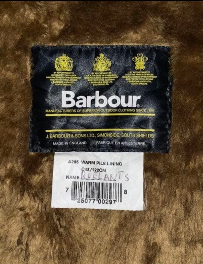 Barbour バブアー　ライナー